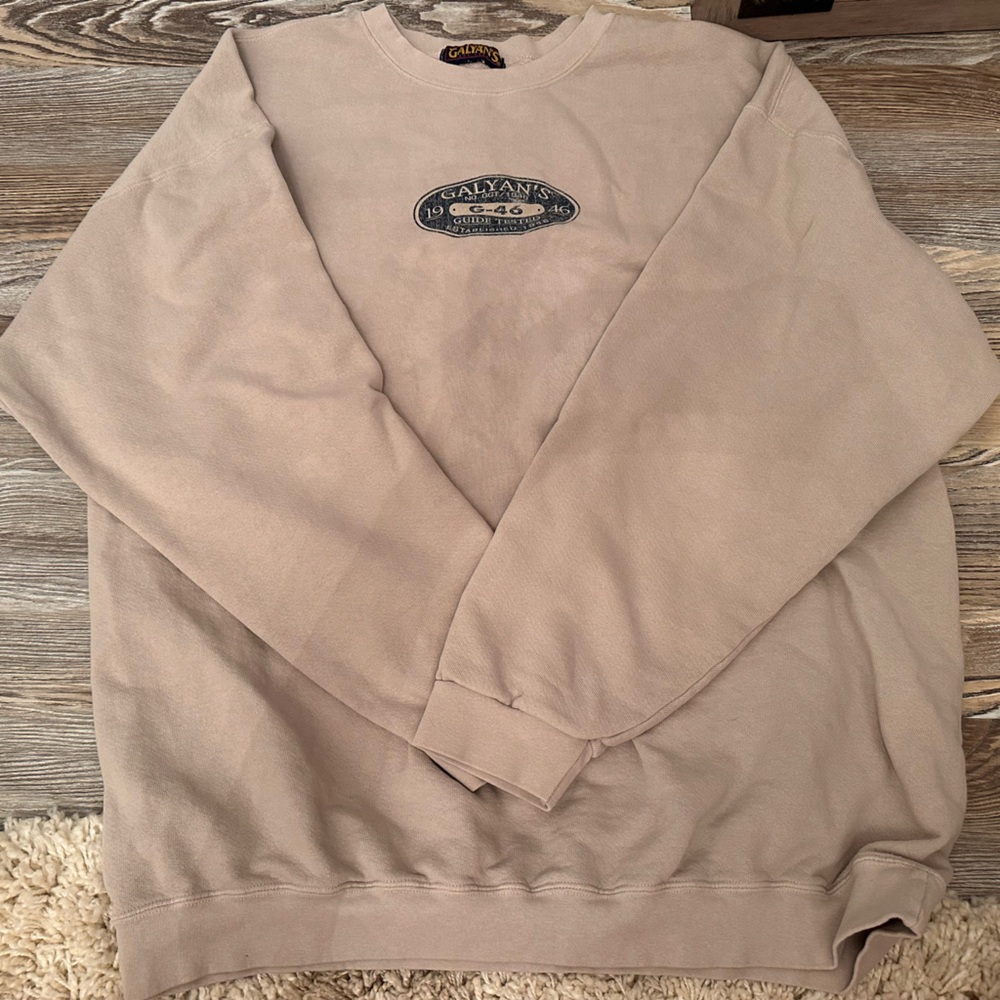 Brown crew neck
